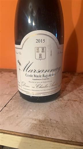 Burgundi Marsannay Domaine Charles Audoin Marie Ragonneau 2015