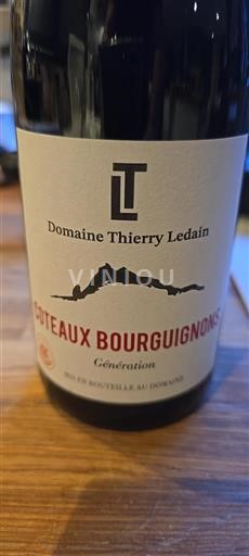 Burgundsko Burgundské vinice Domaine Thierry Ledain Génération 2023