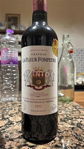 Bordeaux Côtes-de-Bordeaux Château La Fleur Fompeyre 2022