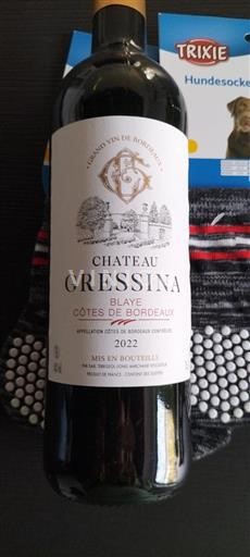 Bordeaux Blaye-côtes-de-bordeaux Château Gressina 2022