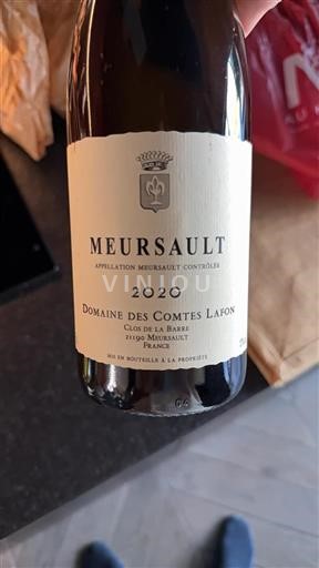 Bourgogne Meursault Domaine Des Comtes Lafon 2020