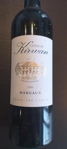 Bordeaux Margaux Grand Cru Château Kirwan 2006