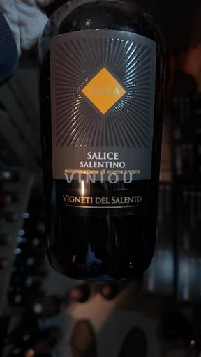 Apulia Wines Salice Salentino Vigneti Del Salento Zolla 2022