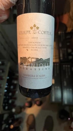 Piemonte Barbera d'Alba Giuseppe Cortese Morassina 2017