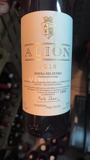 Kastilien och León Ribera del Duero Alion 2018