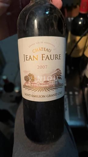 Bordeaux Saint-Émilion Grand Cru Grand Cru Château Jean Faure 2007