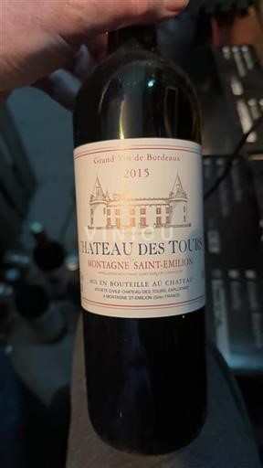 Burdeos Montagne-Saint-Émilion Château Des Tours 2015