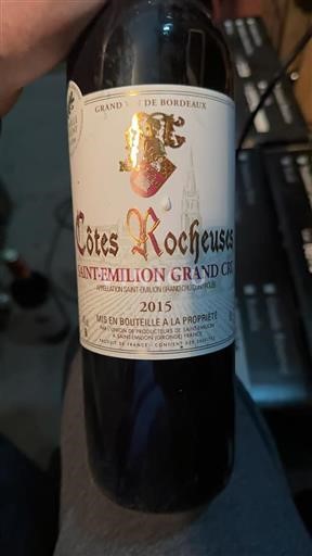 Bordeaux Saint-Émilion Grand Cru Grand Cru Côtes Rocheuses 2015