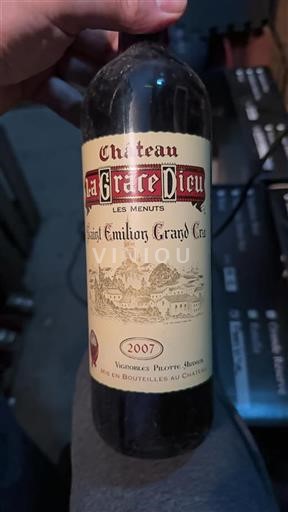 Burdeos Saint-Émilion Gran Cru Grand Cru Château La Grâce Dieu 2007