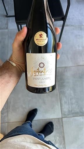 Rhône Valley Saint Joseph Cave Saint Desirat Septentrio 2015