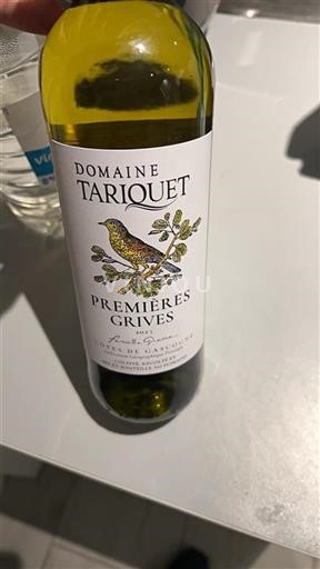 Sud-Ouest Côtes de Gascogne Domaine Tariquet Premières Grives 2023