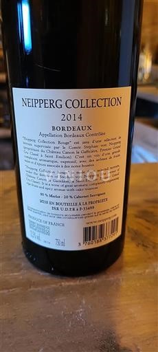 Bordeaux Grand Cru Château Canonlagaffelière Neipperg Collection Rouge 2014