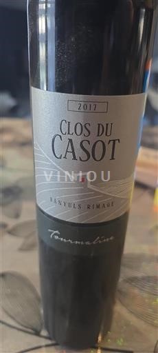 Roussillon Banyuls Clos Du Casot Tourmaline 2017