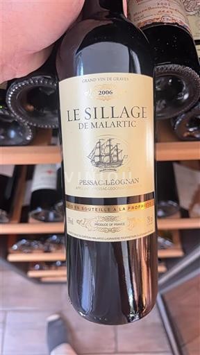 Burdeos Pessac-Léognan Château Malartic Lagravière Le Sillage de Malartic 2006