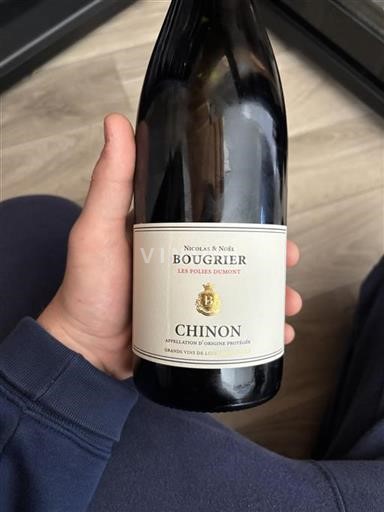 Údolí Loiry Chinon Domaine Bougrier Les Folies Dumont 2023