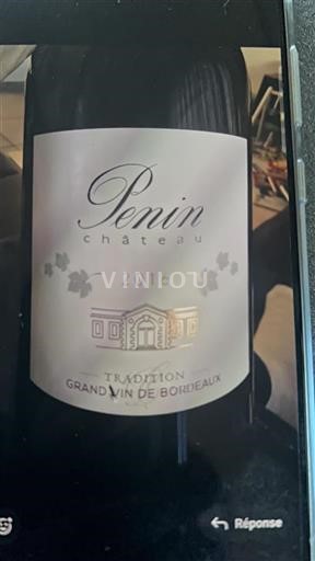 Bordeaux Château Penin Tradition 2016