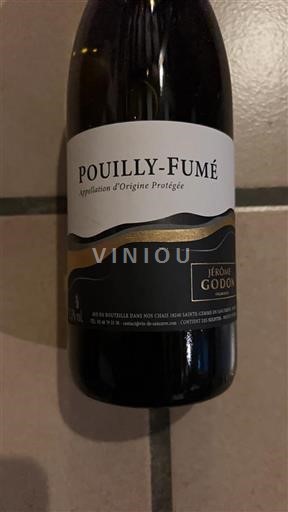 Loiredalen Pouilly-fumé Jérôme Godon Icke årgångsbetecknad
