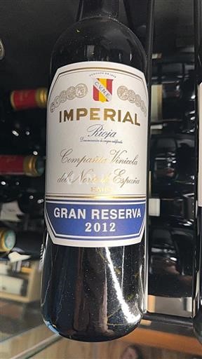 La Rioja Rioja Grand Cru C.v.n.e. (compañía Vinícola Del Norte De España) Imperial 2012