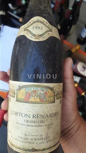 Bourgogne Ospecificerad Grand Cru Edgar Esplot Corton Renardes 1992