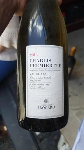 Bourgogne Chablis Premier Cru Premier Cru Domaine S Brocard Vau de Vey 2014