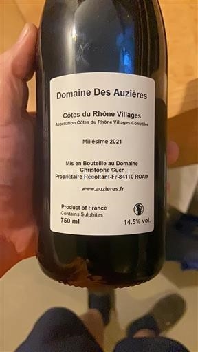 Údolí Rhôny Côtes-du-Rhône-villages Domaine Des Auzières 2021