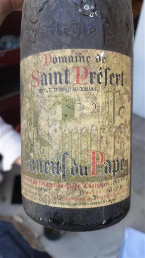 Údolí Rhôny Châteauneuf-du-Pape Domaine Saint Préfert 1989