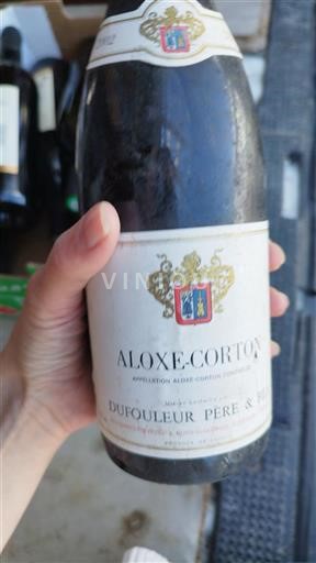 Vin Rouge sec Dufouleur Père & Fils 2012 France Bourgogne Aloxe-Corton Grand Cru