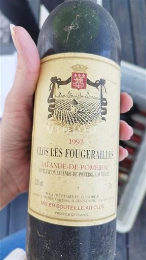 Bordeaux Lalande-de-Pomerol Clos Les Fougerailles 1997