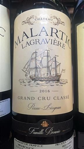 Burdeos Pessac-Léognan Château Malartic Lagravière Malartic Lagravière 2016