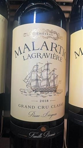 Burdeos Pessac-Léognan Château Malartic Lagravière Malartic Lagravière 2018