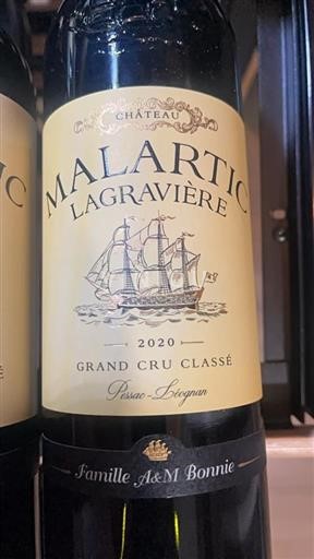 Burdeos Pessac-Léognan Château Malartic Lagravière Malartic Lagravière 2020