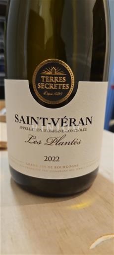 Burgundy Saint-Véran Vignerons Des Terres Secrètes Les Plantés 2022
