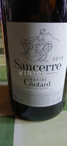 Vallée de la Loire Sancerre Daniel Chotard 2018