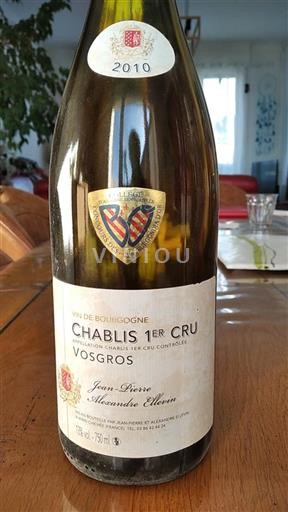Burgundi Määrittelemätön Premier Cru Jeanpierre Et Alexandre Ellevin Vosgros 2010