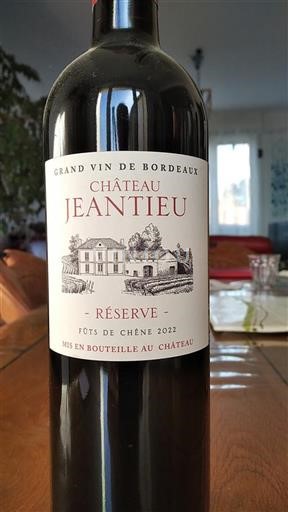 Burdeos No especificado Grand Cru Château Jeantieu Réserve 2022