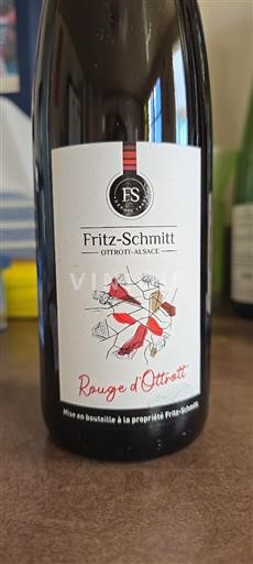 Alzacija Pinot noir Fritzschmitt Rouge d'Ottrott 2023