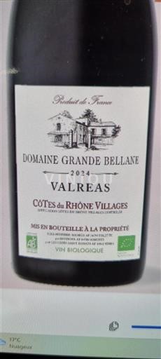 Valle del Ródano Côtes del Ródano Pueblos Domaine Grande Bellane 2024
