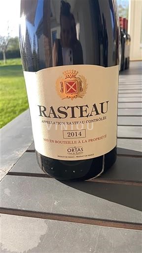 Rhône Valley Rasteau Ortas 2014
