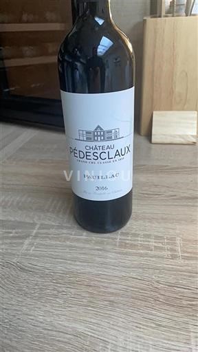 Bordeaux Pauillac Grand Cru Château Pedesclaux 2016