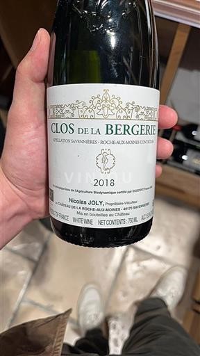 Údolí Loiry Savennières-roche-aux-moines Château La Rocheauxmoines Clos de la Bergerie 2018