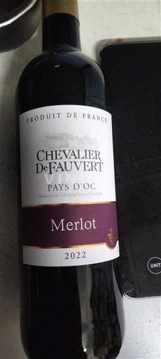 Languedoc-Roussillon Pays d'Oc Chevalier De Fauvert Merlot 2022