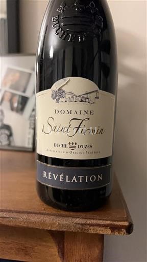 Rhônen laakso Duché d'Uzès Domaine Saint Firmin Révélation 2015
