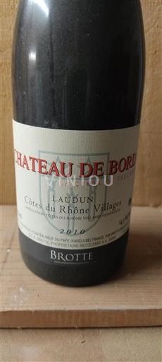 Údolí Rhôny Côtes-du-Rhône-villages Château Bord La Croix de Frégères 2010
