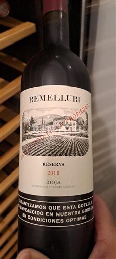 La Rioja Rioja Remelluri Reserva 2011
