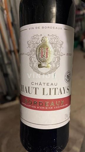 Bordeaux Château Hautlitays 2021