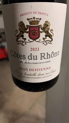 Valle del Rodano Côtes-du-Rhône Jean Destienne 2023