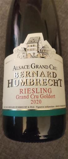 Elsass Alsace Grand Cru Grand Cru Bernard Humbrecht Grand Cru Goldert 2020
