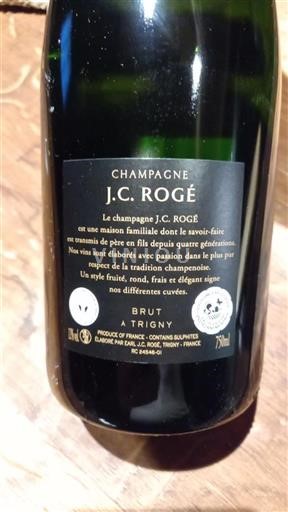 Champaña Champán J.c. Rogé Sin añada