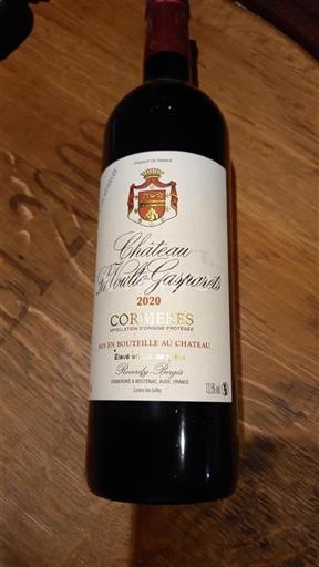 Languedoc Corbières Château La Voultegasparets Élevée en fût de chêne 2020