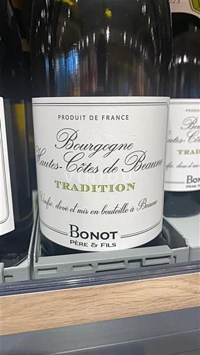 Burgundsko Hautes Côtes de Beaune Bonot Père & Fils Tradition 2023